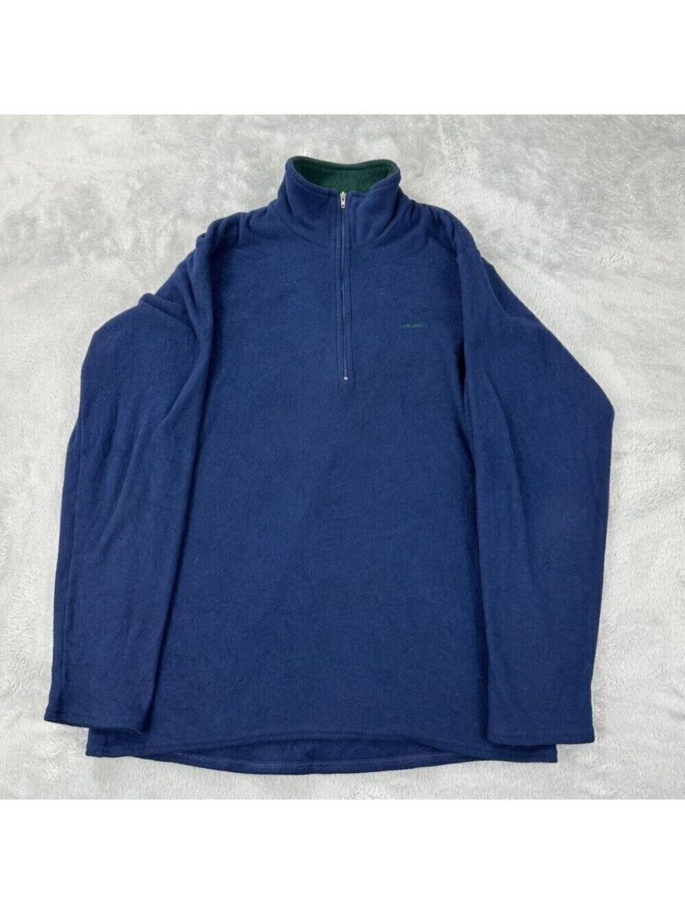 Vintage Patagonia Women's Size Small Capilene Fleece 1/4 Zip Blue Made in USA